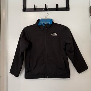 Boys the North Face soft shell fleece lined jacket